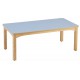 Table rectangle 120 * 60 cm