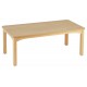 Table rectangle 120 * 60 cm