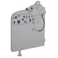 Séparation de toilette - souris