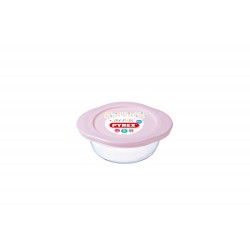 Boite Rose Ronde Pyrex