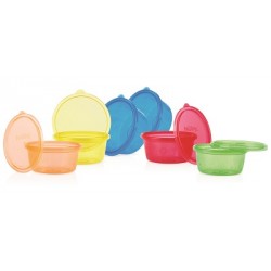 LOT DE 5 POTS POUR ENCAS 300 ML