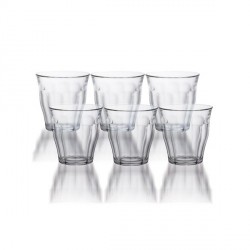 LOT DE 6 VERRES TRADITIONNEL 9 CL DURALEX