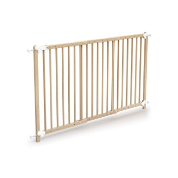 Barrière de sécurité en bois polyvalente pour bébé extensible 28,3