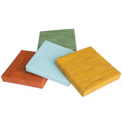 LOT DE 4 COUSSINS CARRE