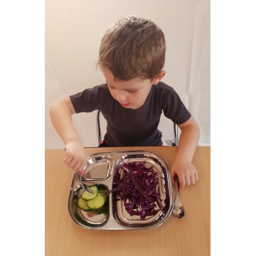 Plateau Inox Maternelle