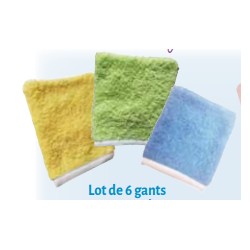 LOT DE 6 GANTS BÉBÉ AUTONOME