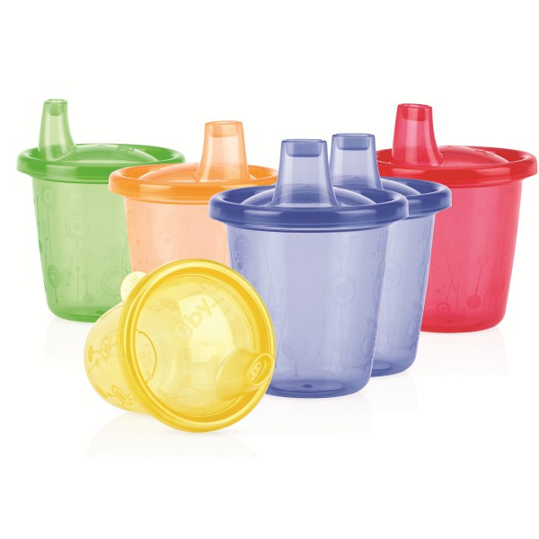 Gobelets Réutilisables Nuby Pour Enfants - Lot De 4, 300 Ml, à Partir De 9 Mois