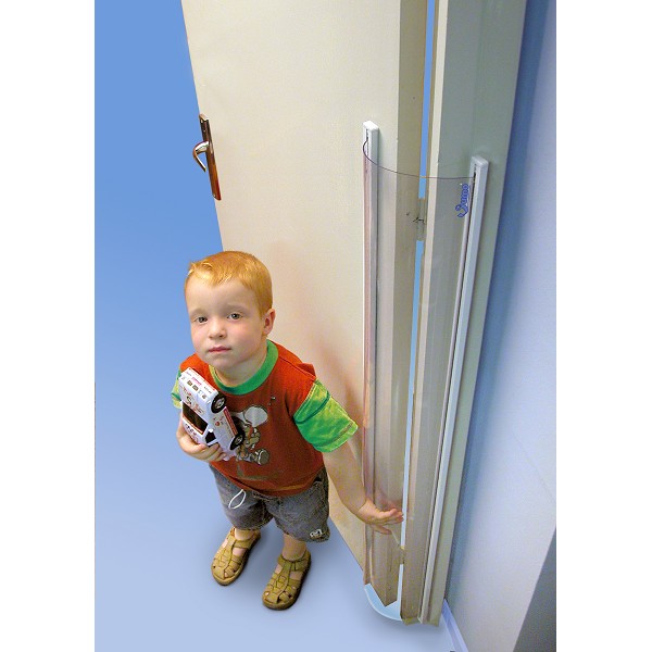 VCRANONR 2 PCS Garde de Pincement de Porte en Plastique 120 * 70cm Doigt  Pince Garde Antipincement Protège Doigts de Porte Givré Translucide pour  Bébé Enfants Animaux Maison École Maternelle Garderie 