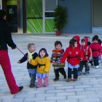 Corde de marche avec ceinture 12 enfants