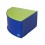 Pouf 1/4 de rond 25 cm
