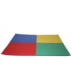 Tapis carré 4 couleurs