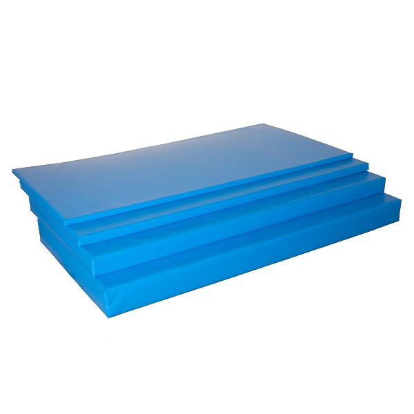 matelas de reception gymnastique 200-x-100-x-10-cm pliable en 2