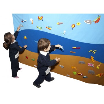 Tapis mural air et mer 183 x 122 cm