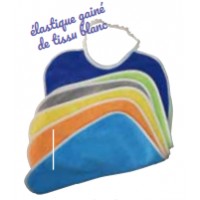 Lot de 6 bavoirs à élastique