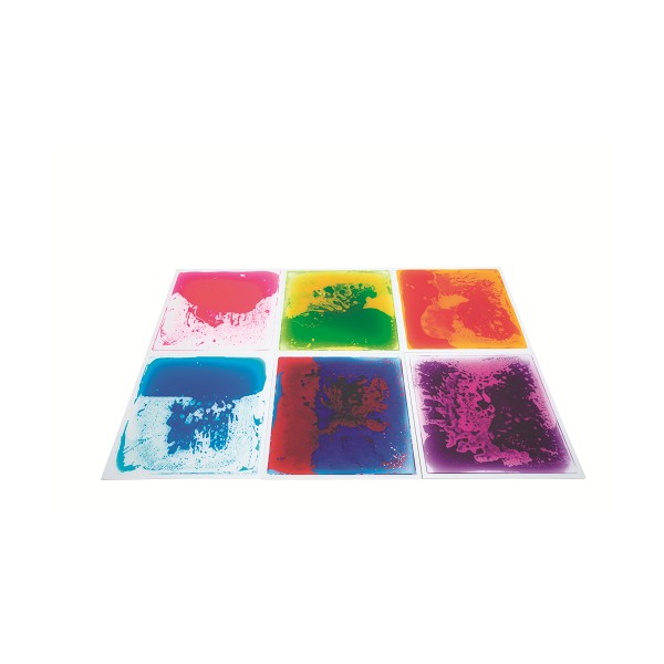 Dalles sensorielles multicolores 20 x 20 cm