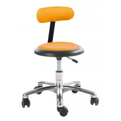 Tabouret Micro Alu avec dossier