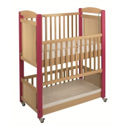 Lit crèche Duo 50 x 100 cm sommier fixe