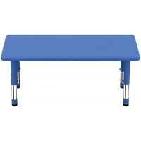 Table Plastique Rectangle réglable crèche / maternelle