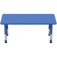 Table Plastique Rectangle réglable crèche / maternelle