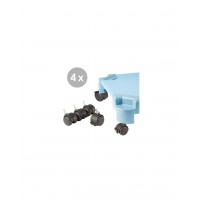 Set de 4 roulettes à freins