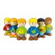 Set de personnages en bois PEFC