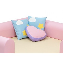 Lot de 3 coussins