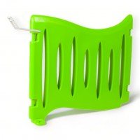 Barrière avec loquet de fermeture