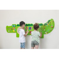 Applique murale crocodile
